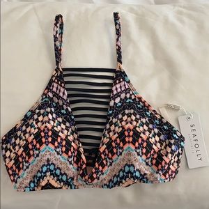 NWT Seafolly Australia Indian Summer Swim Top